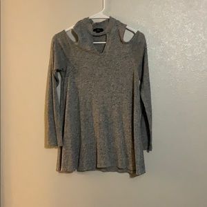 Open shoulder sweater!